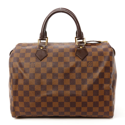 Louis Vuitton Damier Ebene Speedy 30 1 of 11