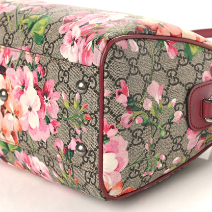 Gucci GG Supreme Monogram Blooms Small Boston Beige Multicolor Dry Rose 9 of 9