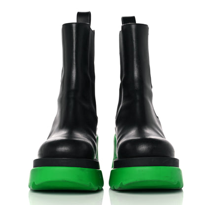Bottega Veneta Calfskin The Flash Chelsea Boots 40.5 Black Grass 2 of 7