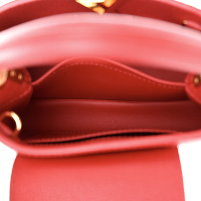 Louis Vuitton Taurillon Mini Capucines Scarlet 6 of 10