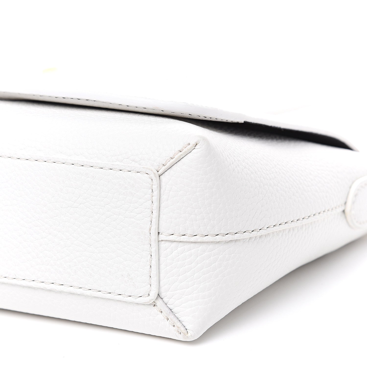 Burberry Soft Calfskin Small Burleigh Crossbody Bag Chalk White 8 of 10