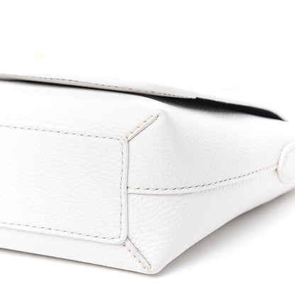 Burberry Soft Calfskin Small Burleigh Crossbody Bag Chalk White 8 of 10