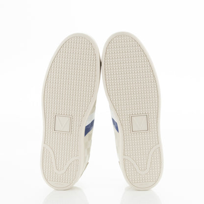 Louis Vuitton Calfskin Damier Embossed Frontrow Sneakers 11 Creme 5 of 8