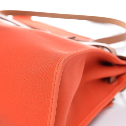 Hermes Vache Hunter Toile Herbag Zip 31 PM Orange 14 of 30