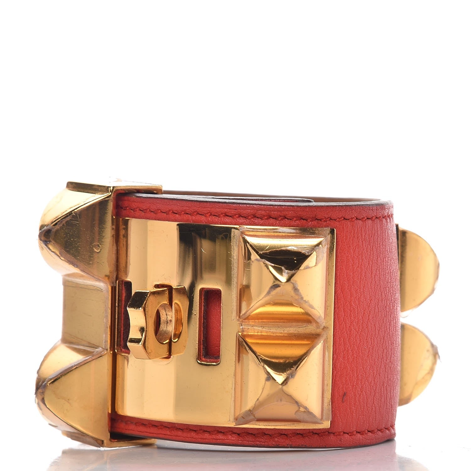 Hermes Swift Collier De Chien CDC Bracelet S Capucine 3 of 8