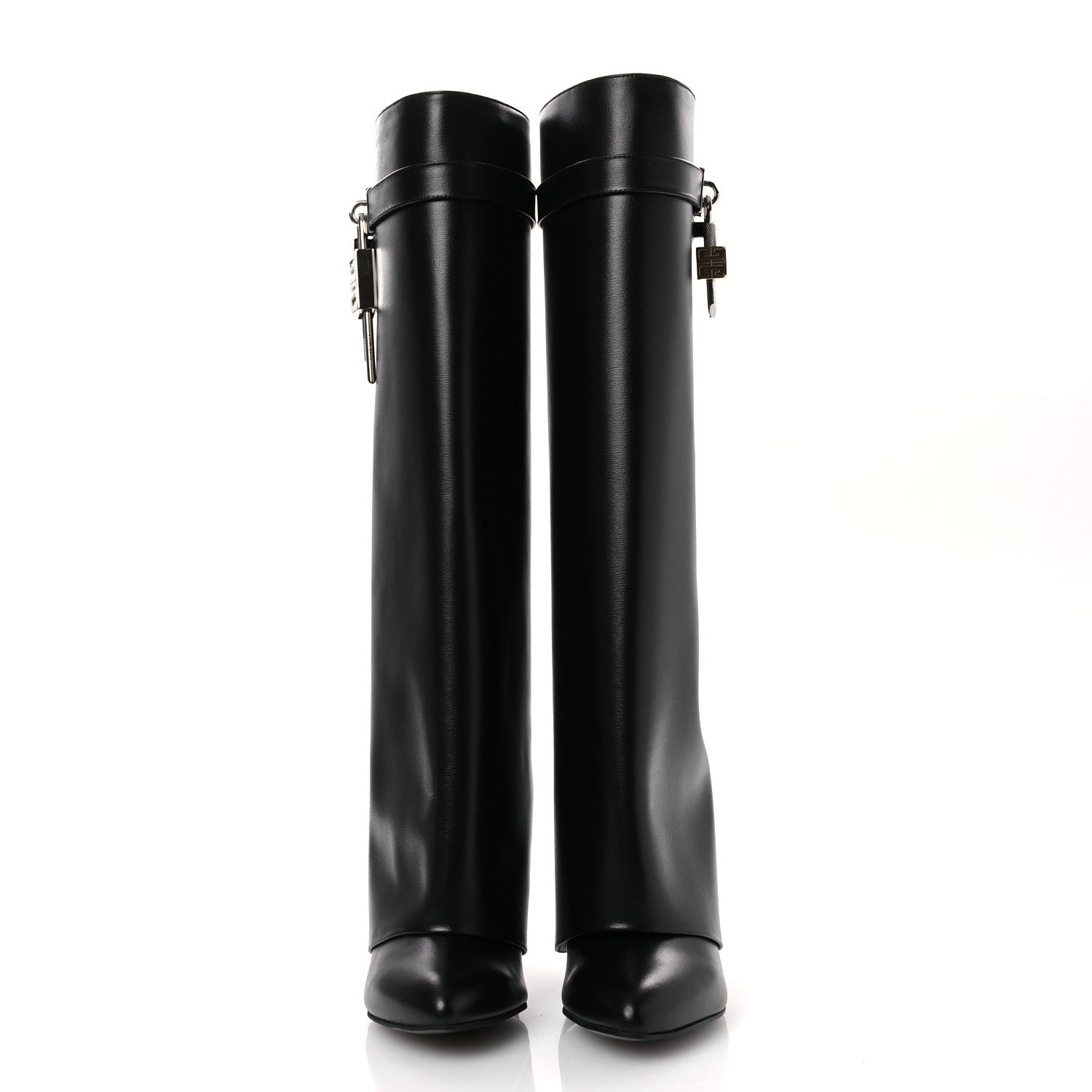 Givenchy Calfskin Shark Lock Pant Boots 40 Black 3 of 12