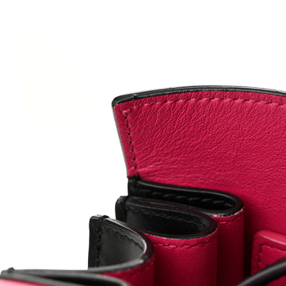 Saint Laurent Calfskin Small Sac De Jour Black Fuchsia 12 of 12