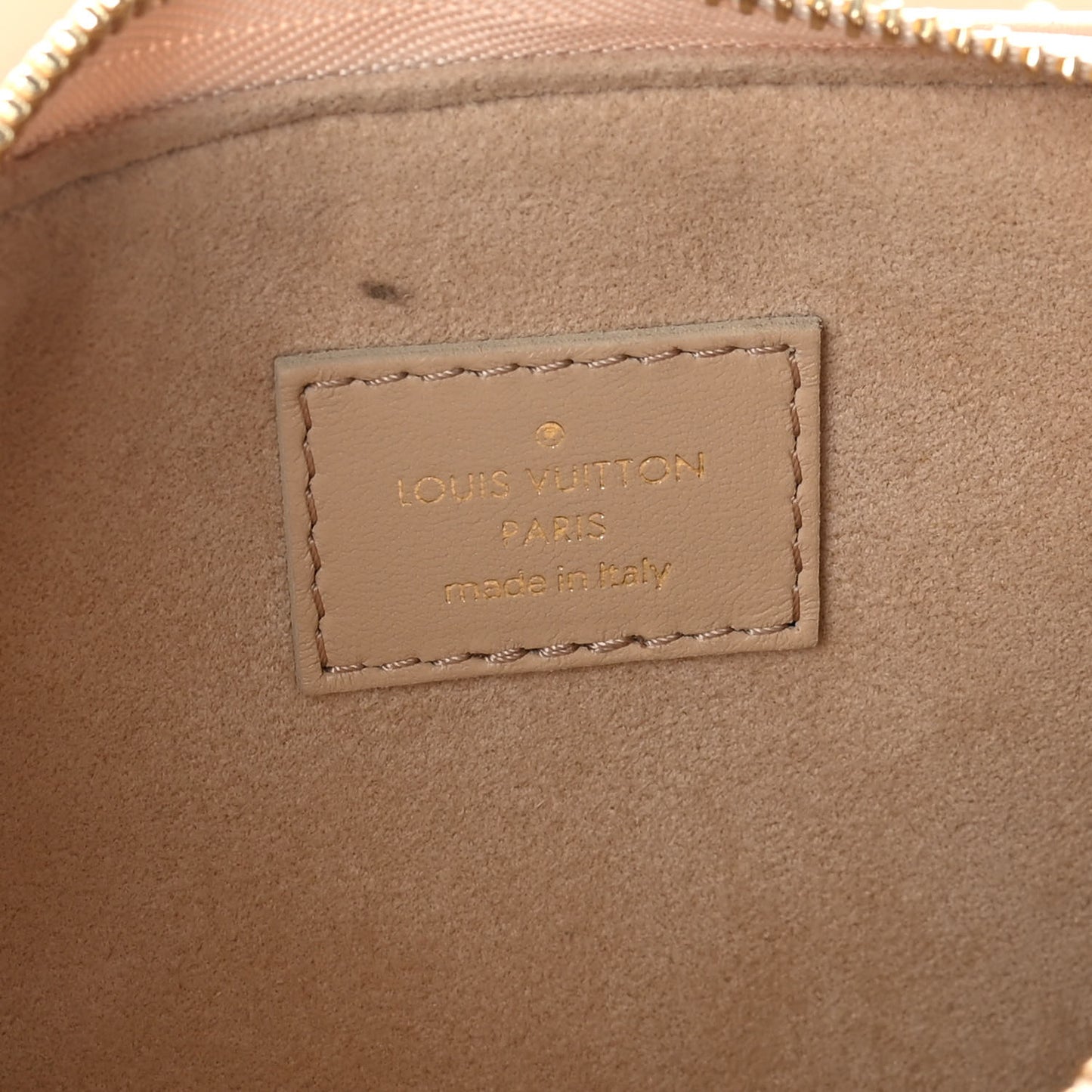 Damier Quilt Lambskin Troca Pochette Beige