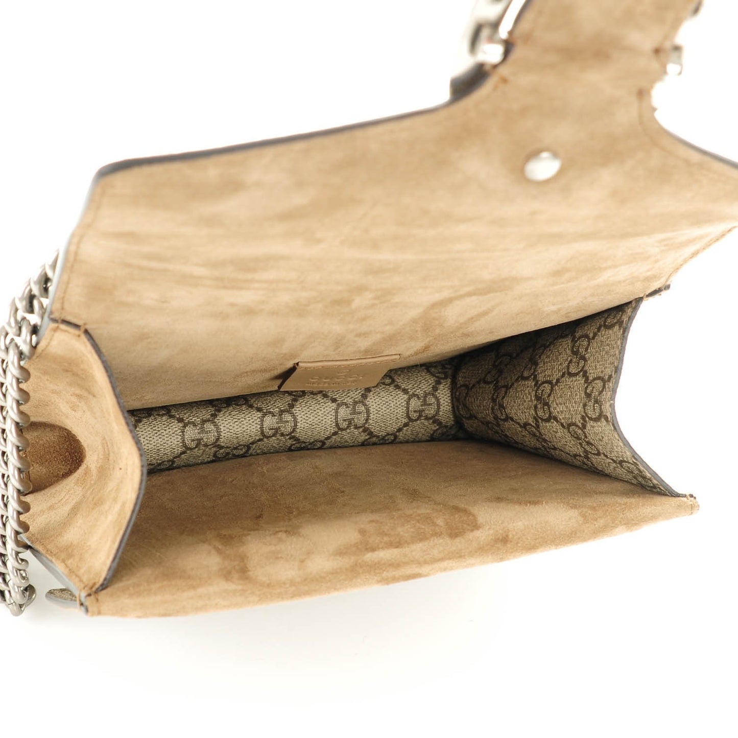 GG Supreme Monogram Mini Dionysus Shoulder Bag Taupe