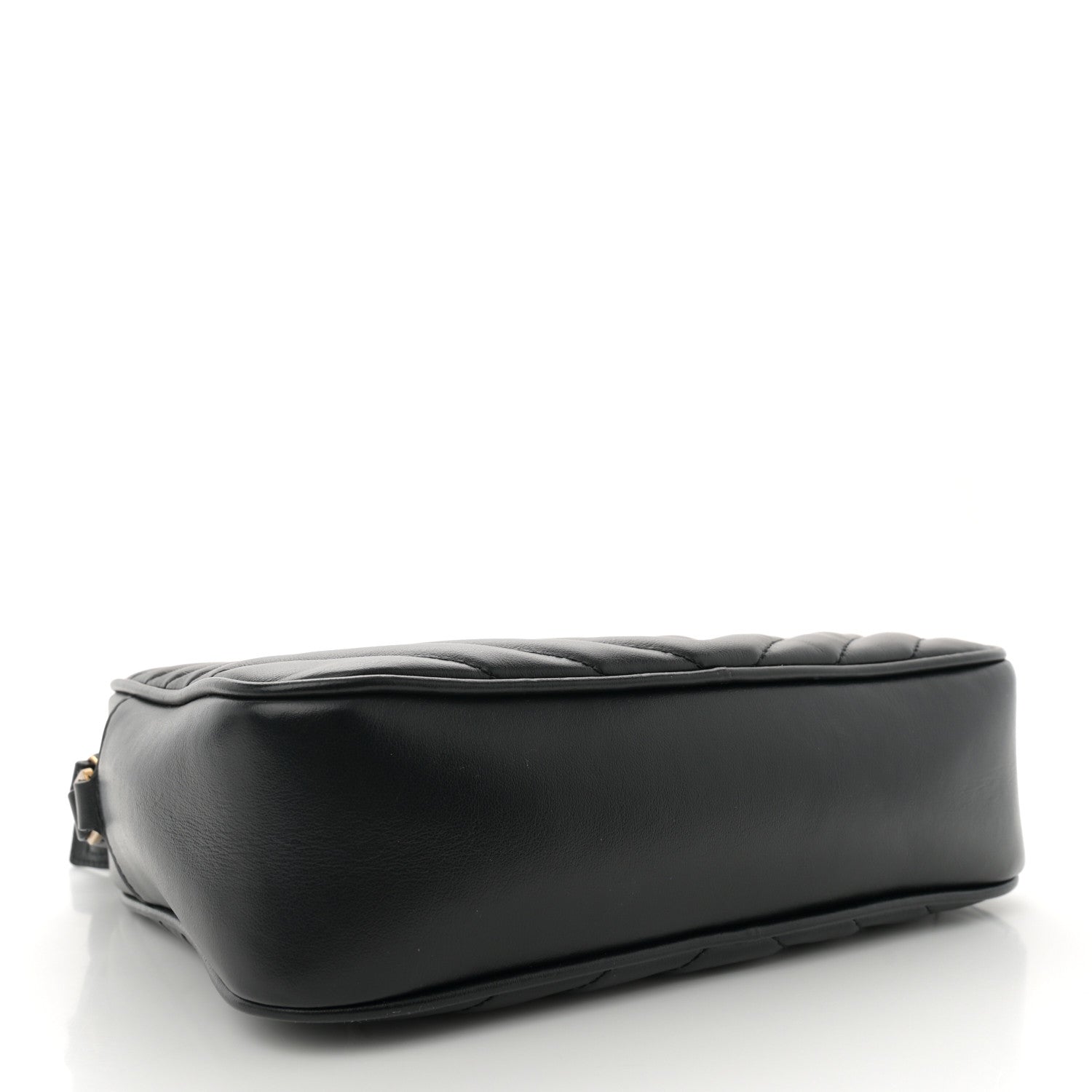 Saint Laurent Calfskin Matelasse Monogram Lou Camera Bag Black 4 of 12