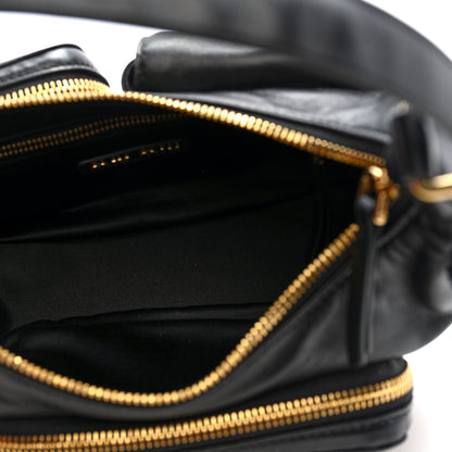 Miu Miu Nappa Multi Pocket Hobo Black 5 of 9