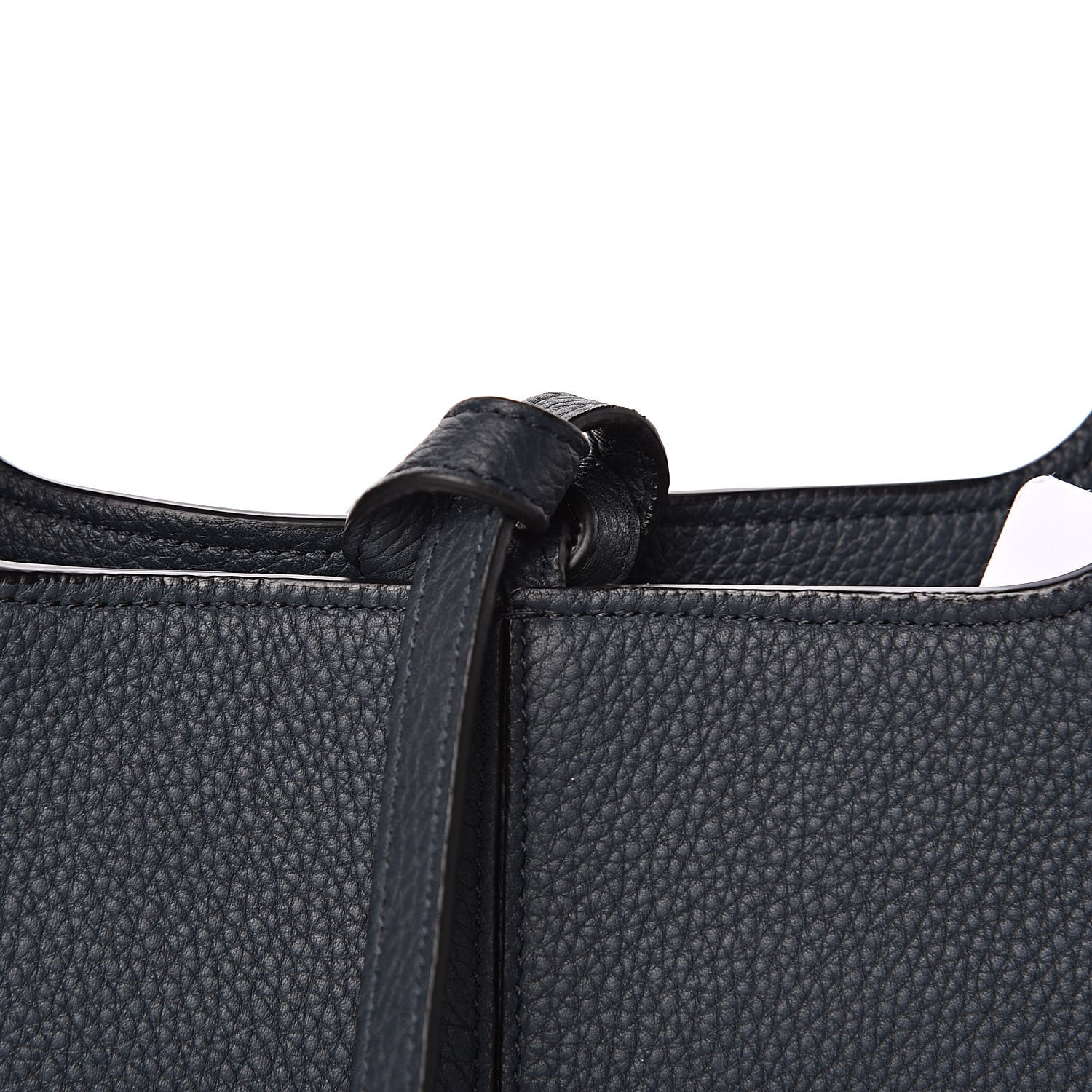 Celine Baby Grained Calfskin Medium Tri-Fold Bag Dark Sea 10 of 10
