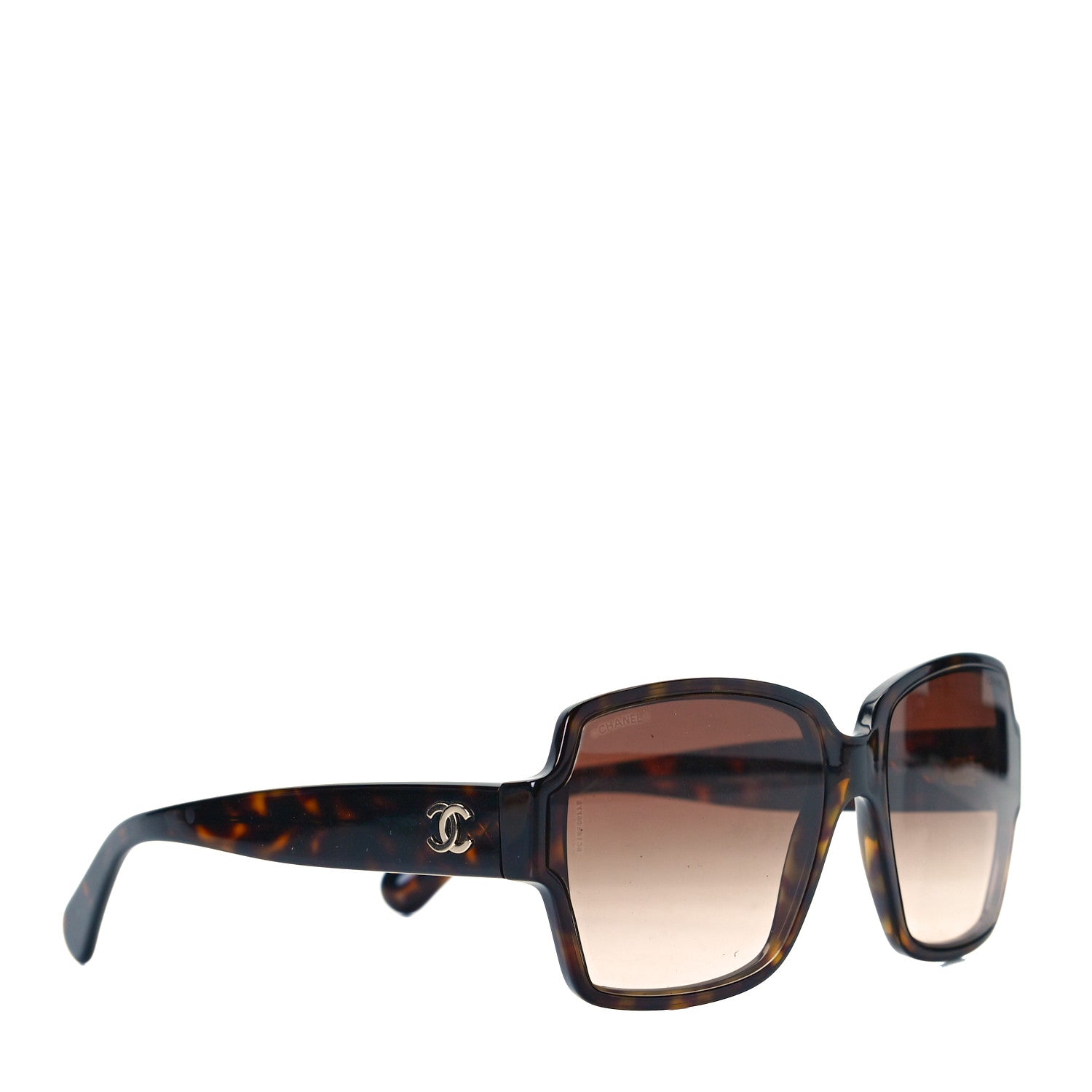 Chanel Acetate Square CC Sunglasses 5385 Tortoise 3 of 6