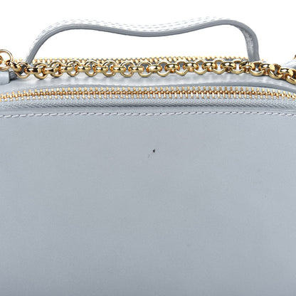Chloe Shiny Calfskin Mini Vanity C Bag Faded Blue 14 of 20
