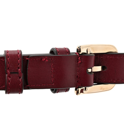 Gucci Arabella Calfskin Horsebit 1955 Shoulder Bag Rosso Ancora 12 of 12