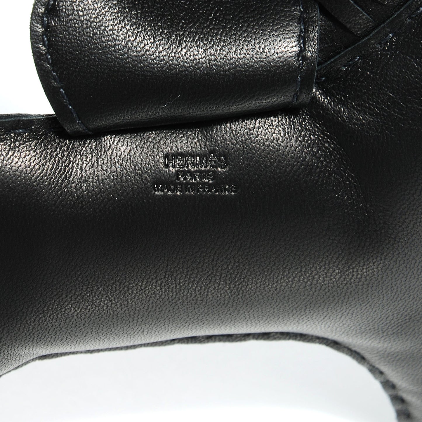 Milo Lambskin Grigri Rodeo Horse Bag Charm GM So Black