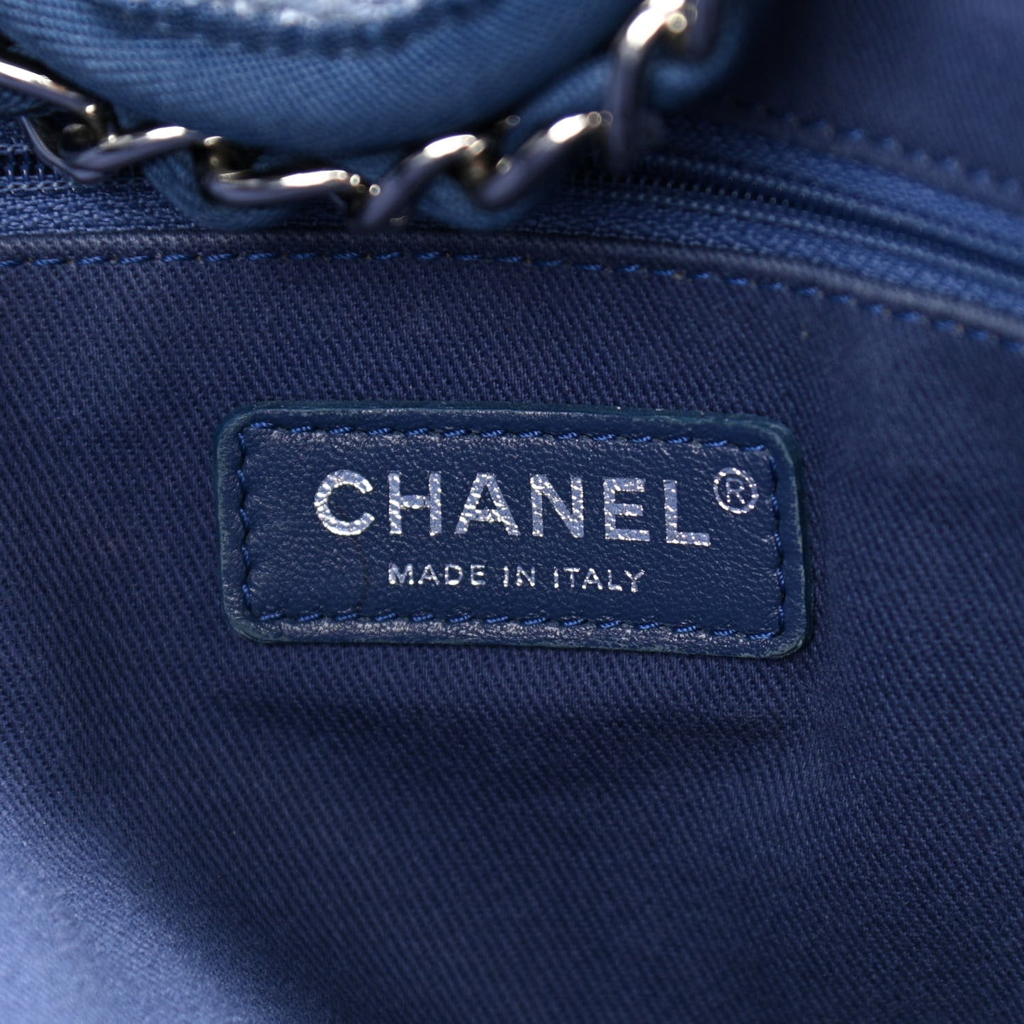 Woven Straw Raffia Medium Deauville Tote Blue