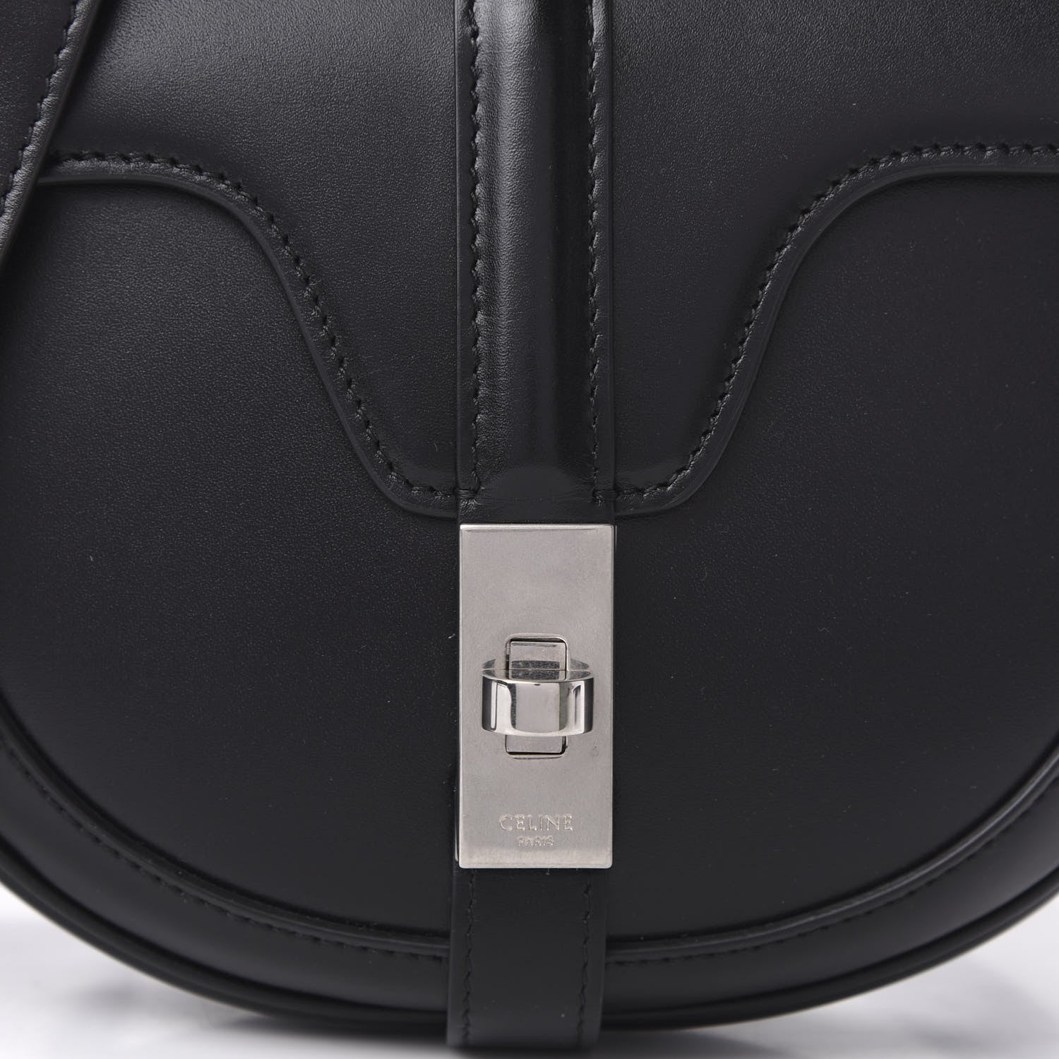 Celine Satinated Calfskin Besace Small 16 Black 9 of 9