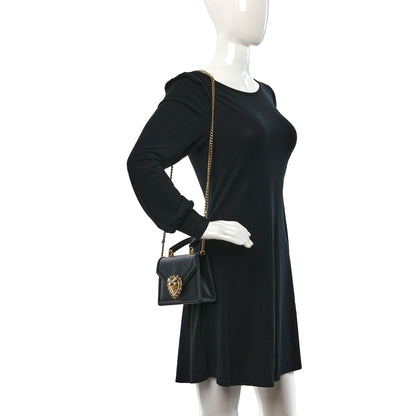 Dolce & Gabbana Smooth Calfskin Small Devotion Envelope Top Handle Bag Black 2 of 11