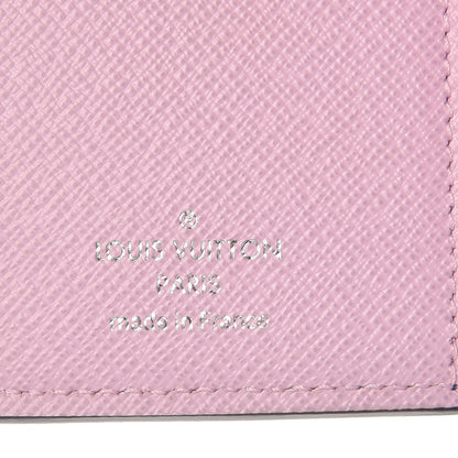 Louis Vuitton Epi Tropical Victorine Wallet Blue Rose 6 of 7