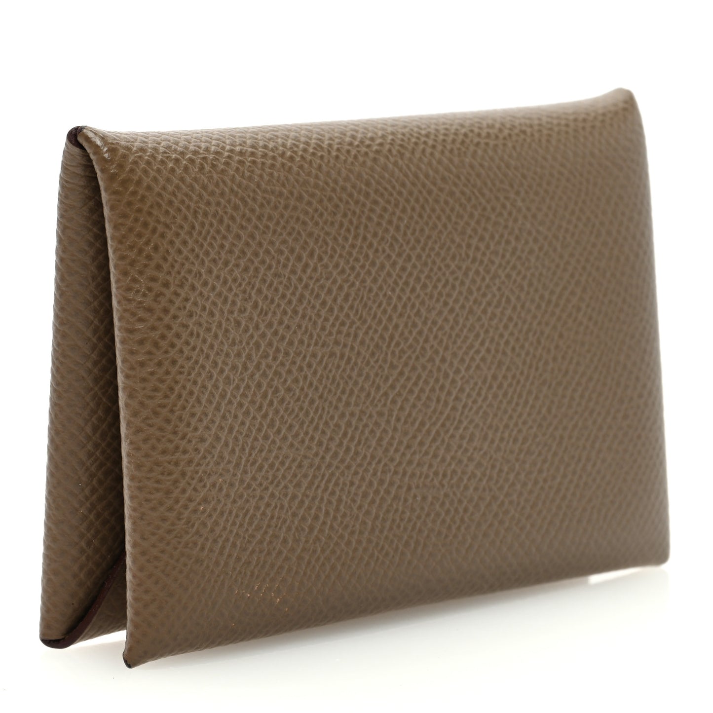 Epsom Calvi Card Case Etoupe