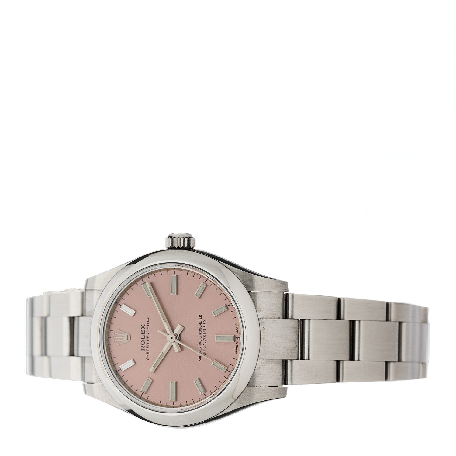 Rolex Stainless Steel 31mm Oyster Perpetual Watch Pink 277200 2 of 5