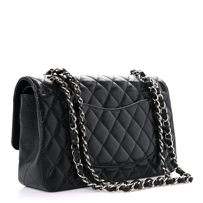 Chanel Caviar Quilted Medium Double Flap Black 3 of 10