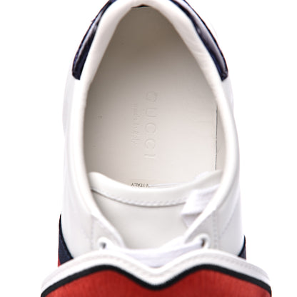 Gucci Calfskin Ayers Blind For Love Embroidered Womens Ace Sneakers 35.5 White 6 of 9