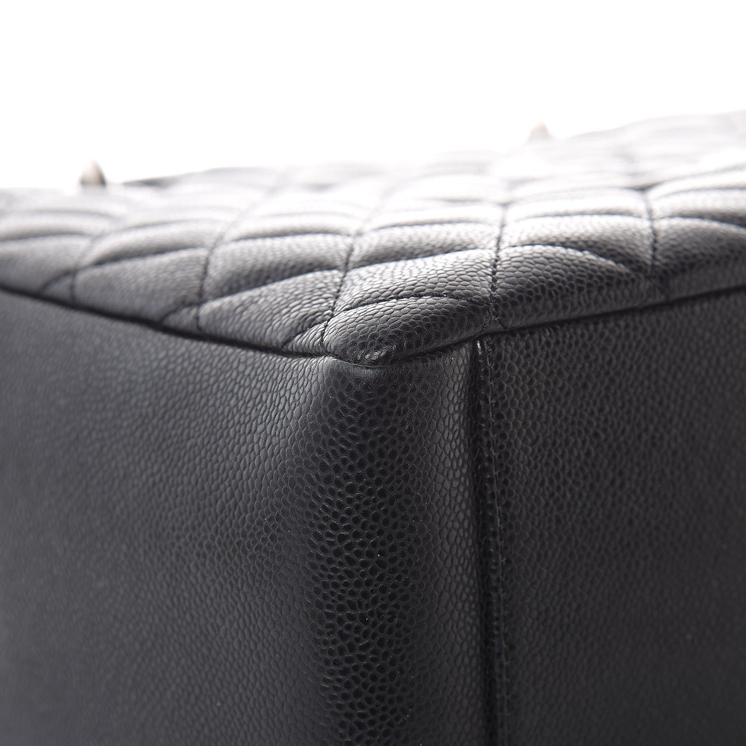 Chanel Caviar Quilted Grand Shopping Tote GST Black 8 of 14
