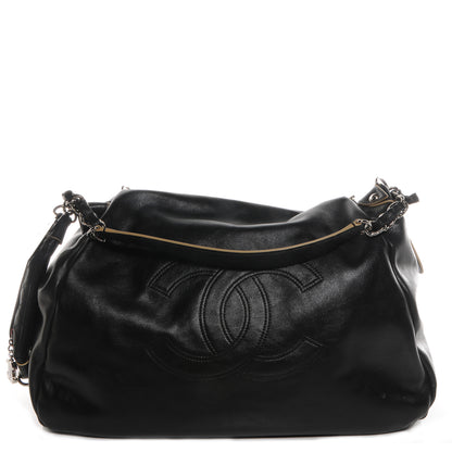 Chanel Lambskin Edgy Large Shoulder Bag Black 1 of 7