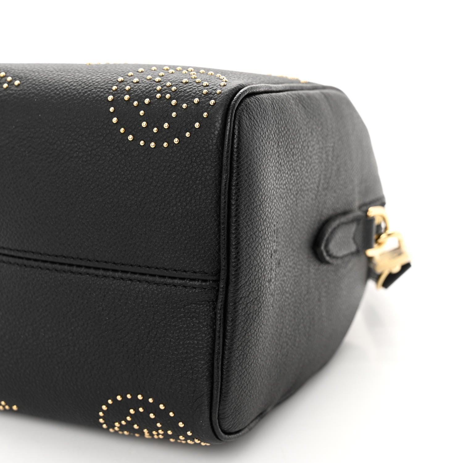 Louis Vuitton Empreinte Monogram Giant Studded Speedy Bandouliere 25 Black 9 of 10