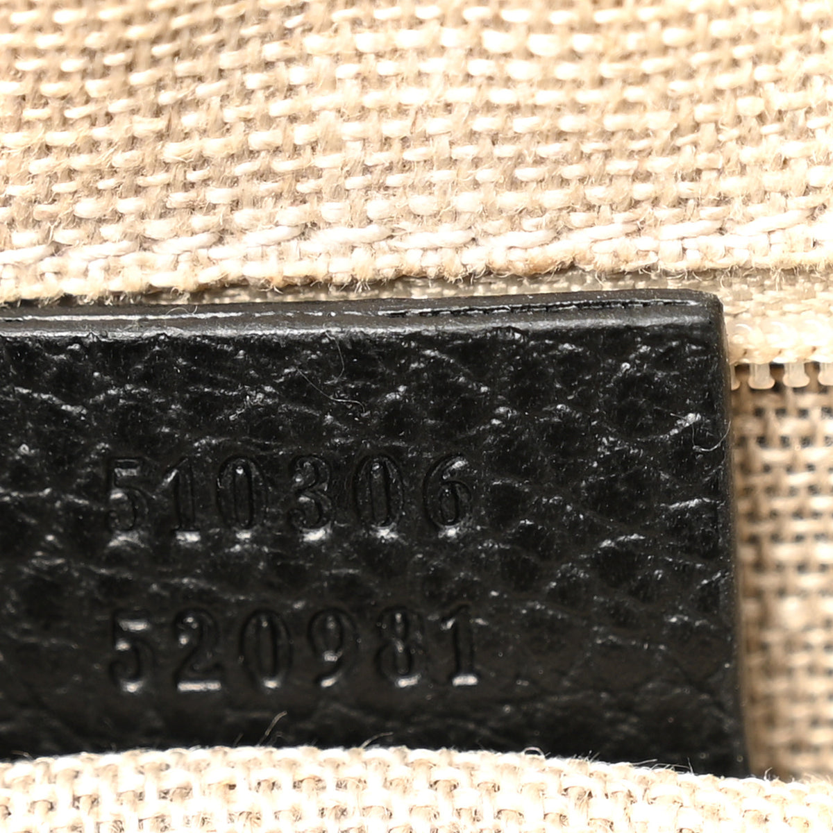 Dollar Calfskin Medium Interlocking G Top Handle Shoulder Bag Black