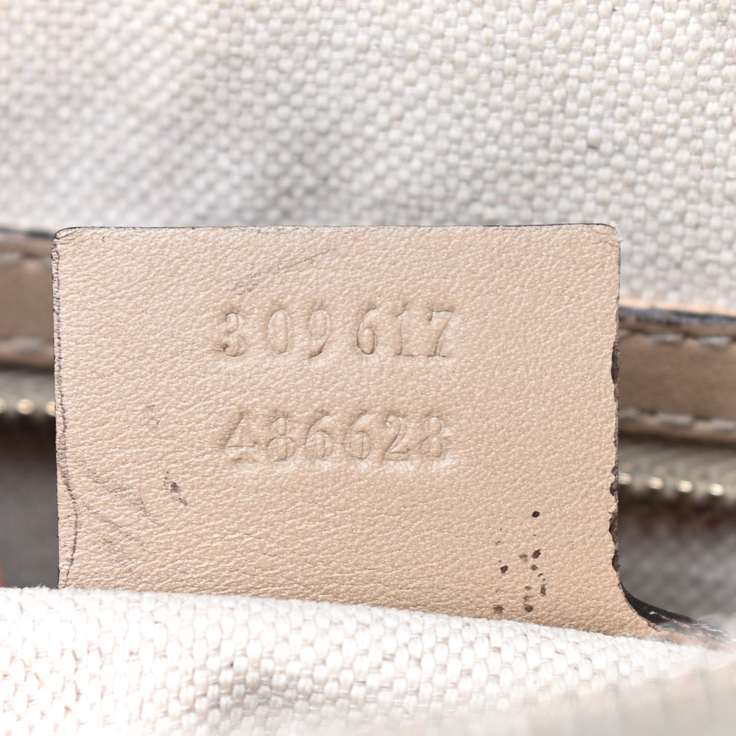 Microguccissima Small Nice Top Handle Dome Bag Beige