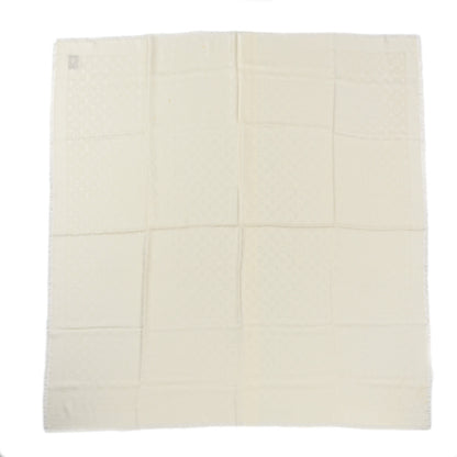 Louis Vuitton Silk Wool Monogram Shawl Beige 1 of 5