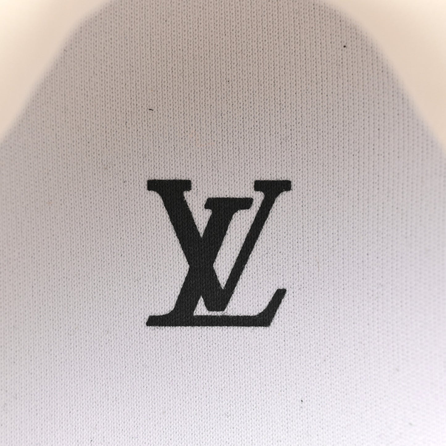 Mix Materials Transparent Monogram Mens LV Trainer Sneakers 8 White