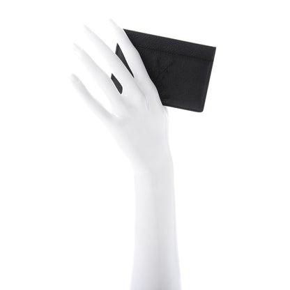 Saint Laurent Textured Calfskin Belle De Jour Card Case Black 2 of 8