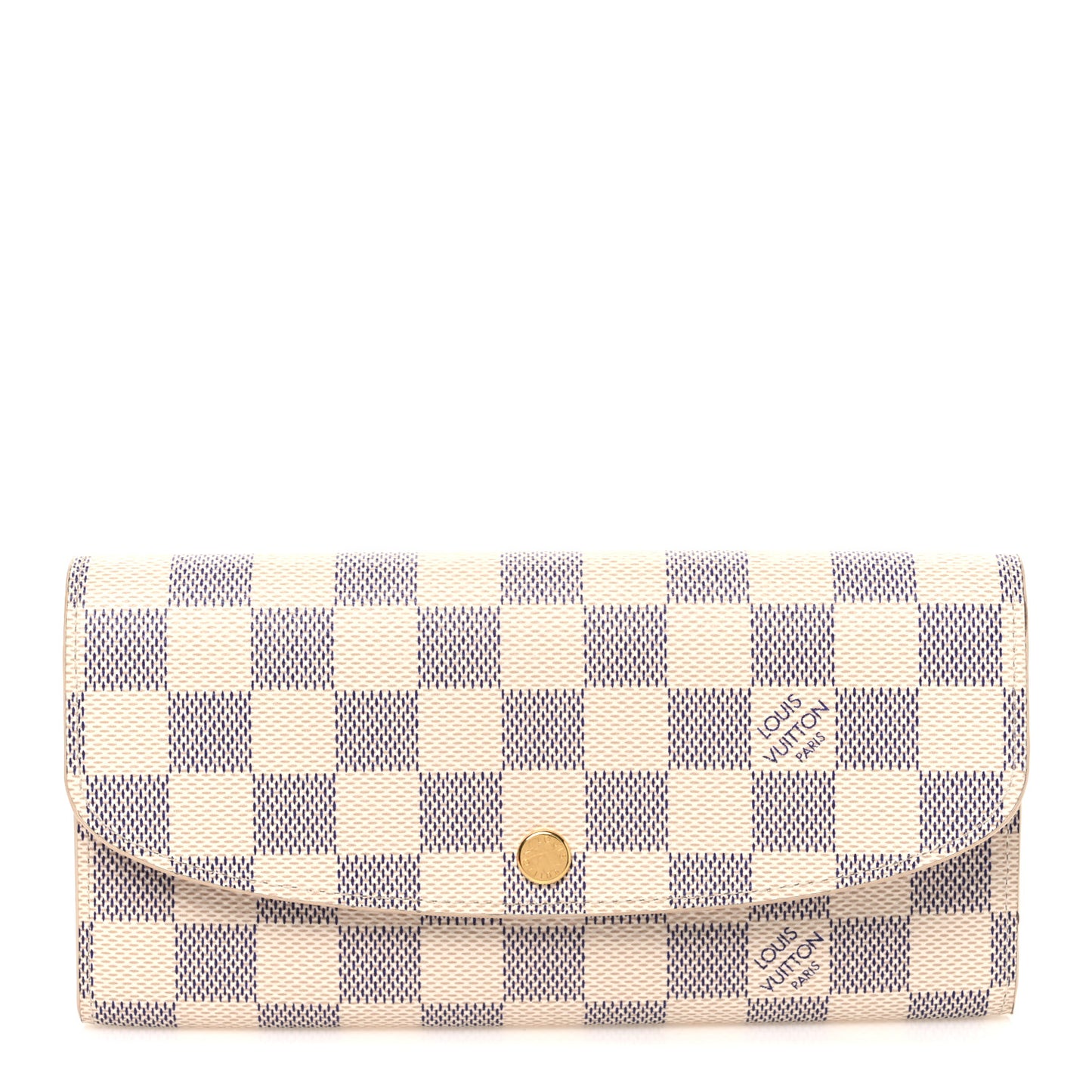 Damier Azur Emilie Wallet Rose Ballerine
