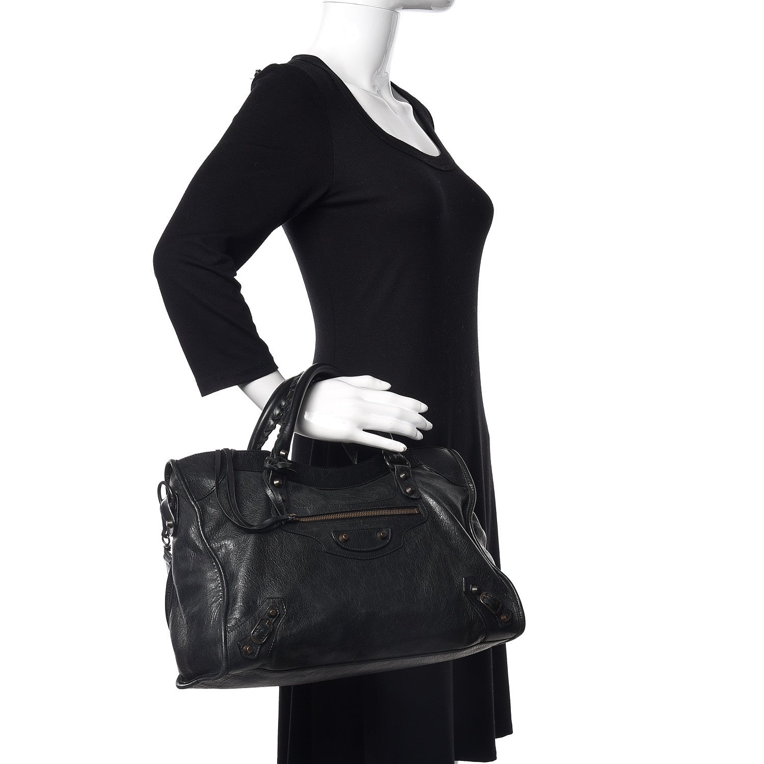 Balenciaga Agneau Classic Hardware City Black 3 of 12
