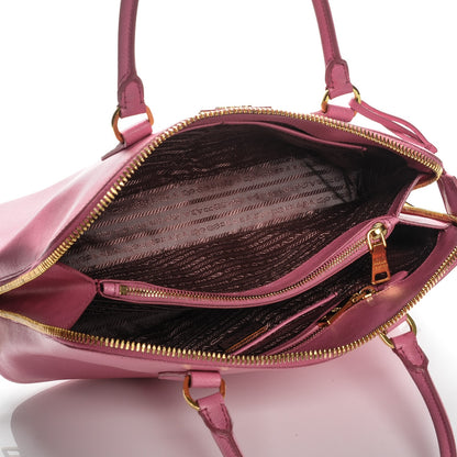 Prada Saffiano Lux Large Promenade Tote Begonia 6 of 12