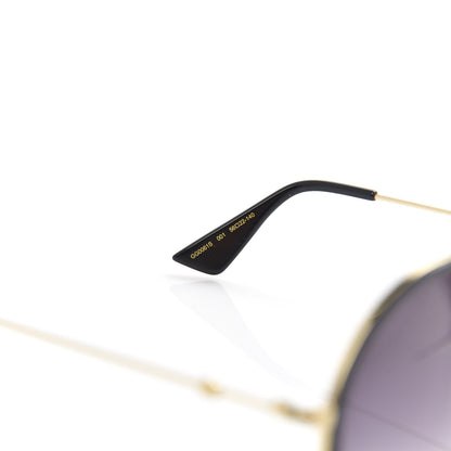 Gucci Metal Round Frame Sunglasses GG0061S Black 6 of 8