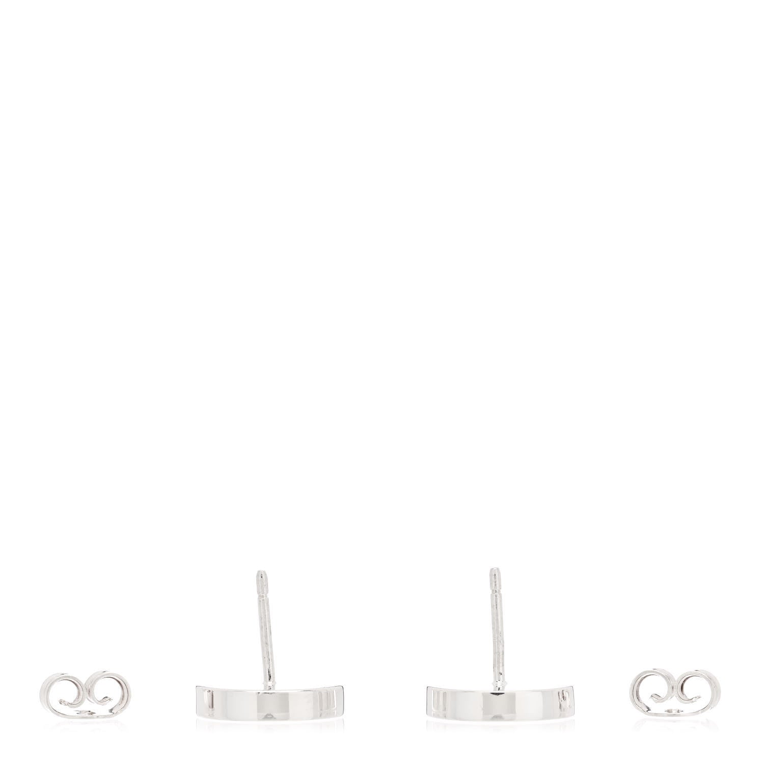 Gucci Sterling Silver Round Stud Earrings 3 of 4