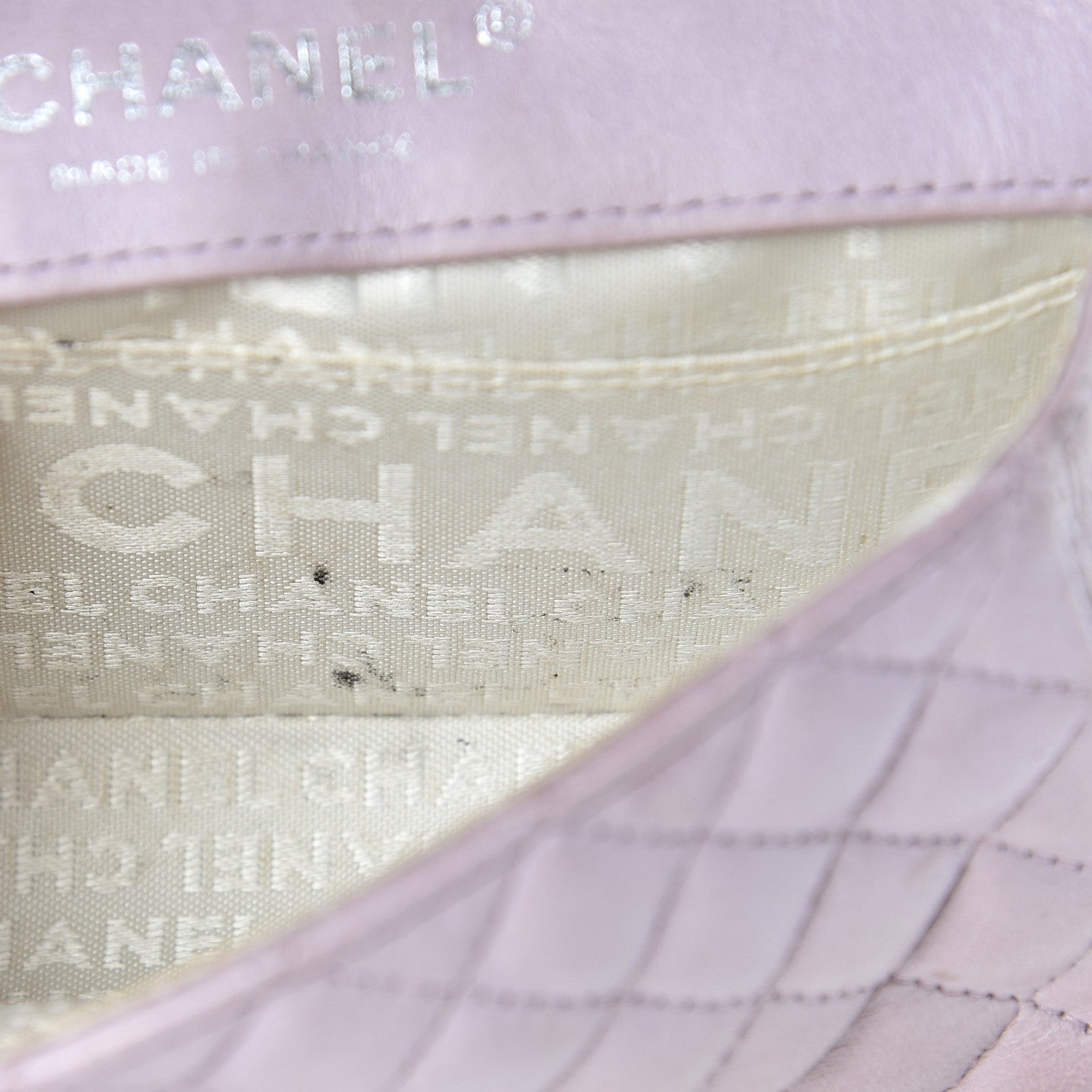 Chanel Lambskin Quilted Mini Valentine Flap Lilac 8 of 22