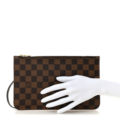 Louis Vuitton Damier Ebene Neverfull MM GM Pochette 2 of 11