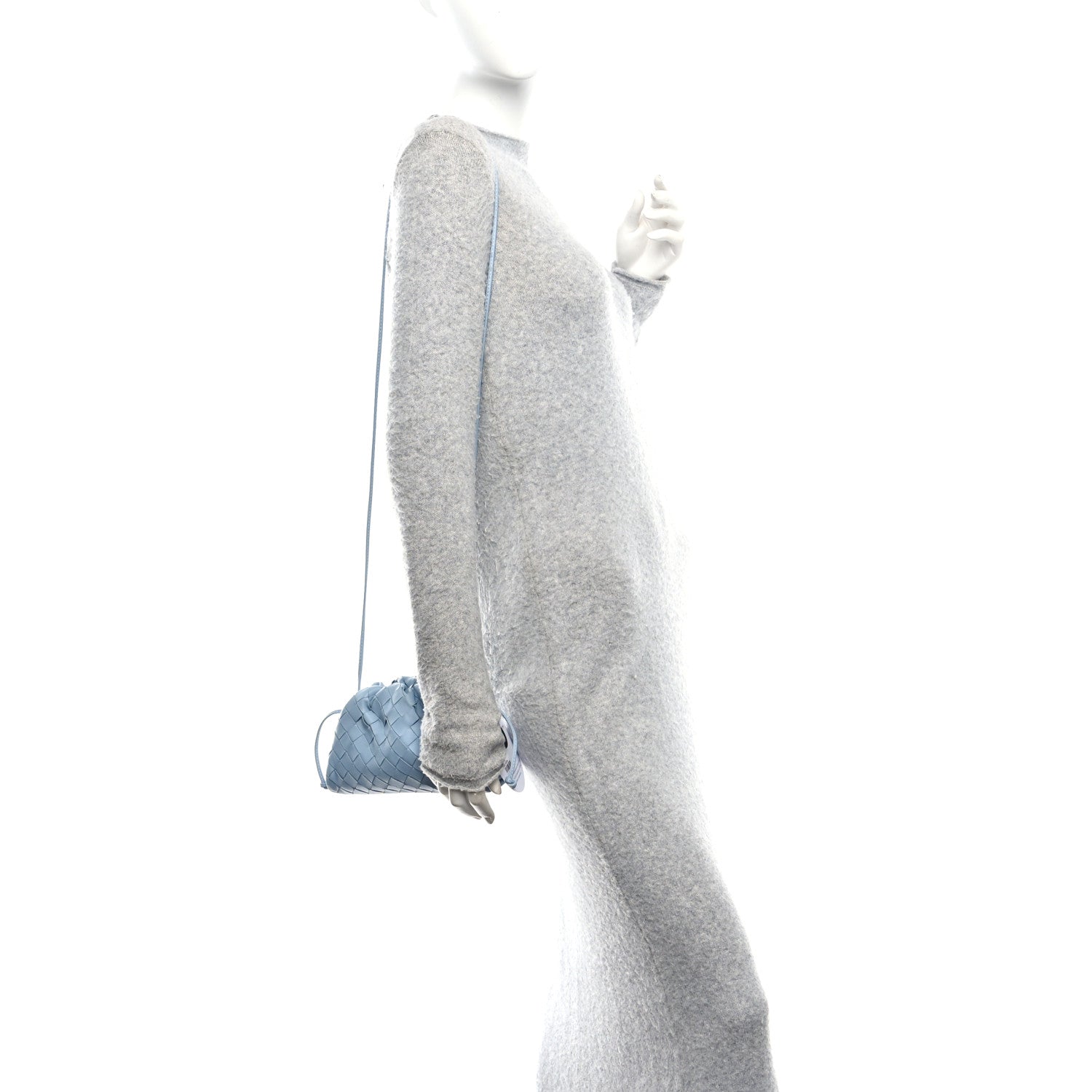 Bottega Veneta Nappa Intrecciato The Mini Pouch Ice 2 of 10