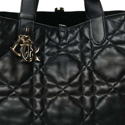 Christian Dior Calfskin Macrocannage Large Toujours Black 9 of 12