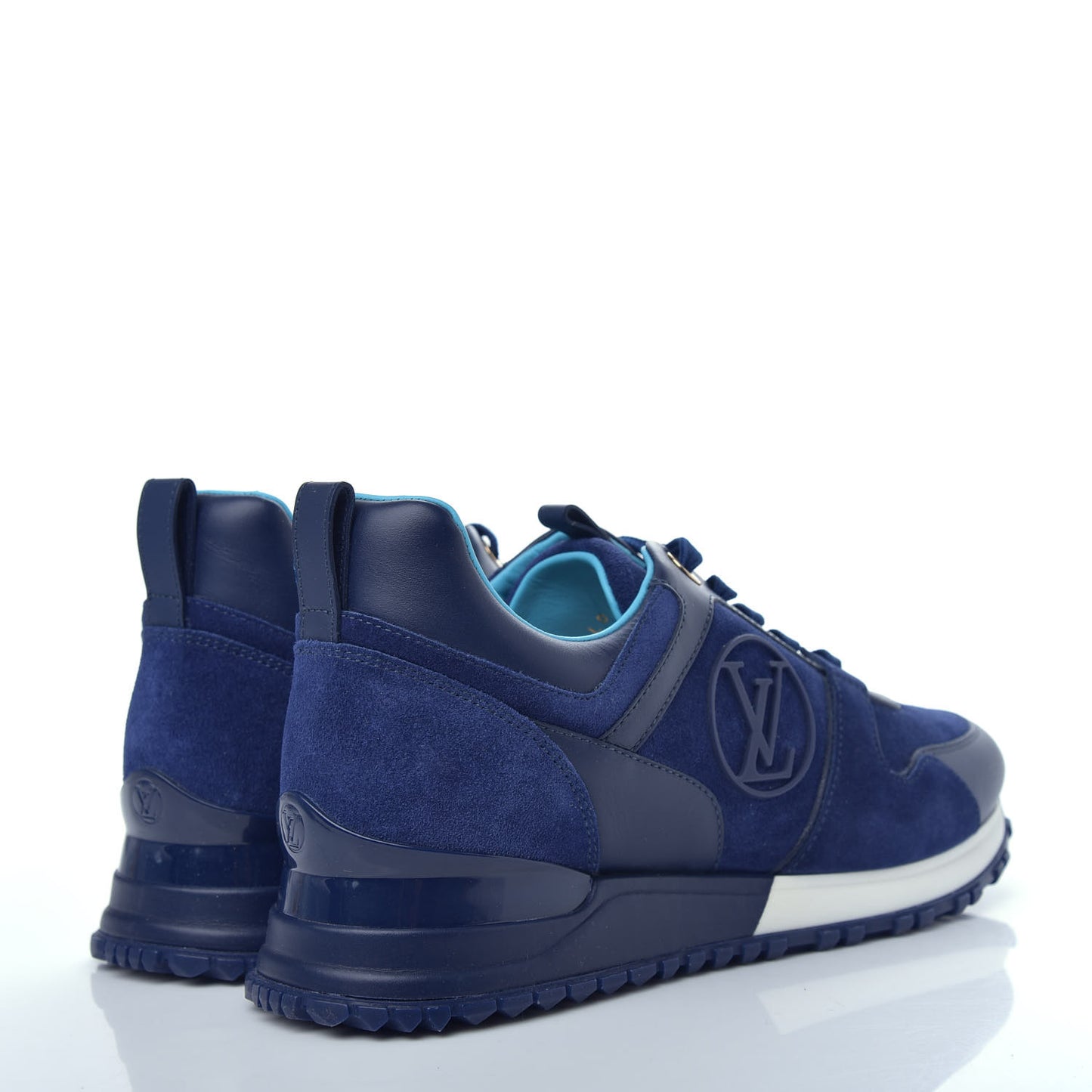 Suede Run Away Sneakers 36.5 Blue