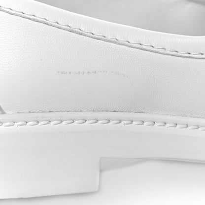 Chanel Lambskin Quilted CC Turnlock Loafers 35.5 White 8 of 8