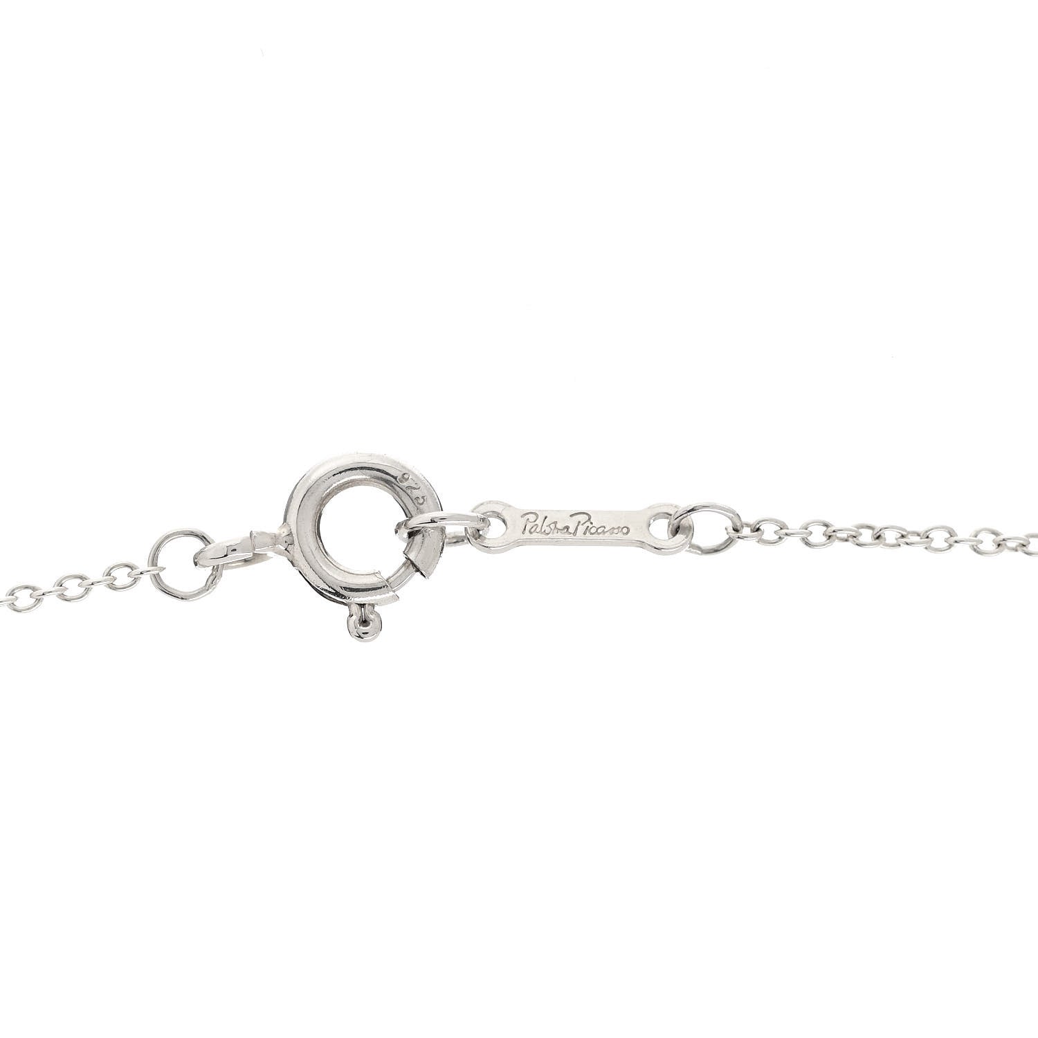 Tiffany Sterling Silver Small Paloma Picasso Loving Heart Pendant Necklace 6 of 6