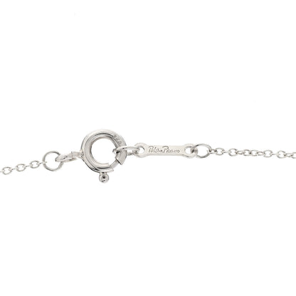 Tiffany Sterling Silver Small Paloma Picasso Loving Heart Pendant Necklace 6 of 6