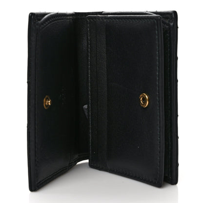 Gucci Calfskin Matelasse GG Marmont Card Case Wallet Black 5 of 11